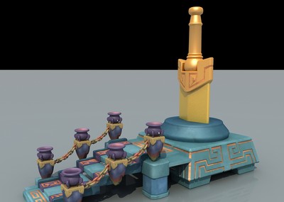 剑封剑台台阶神剑祭台祭坛