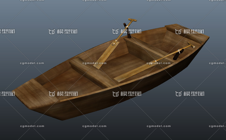 古代渔船小型木船 Namesmc作品 船艇古代船 仿古船 Cg模型网
