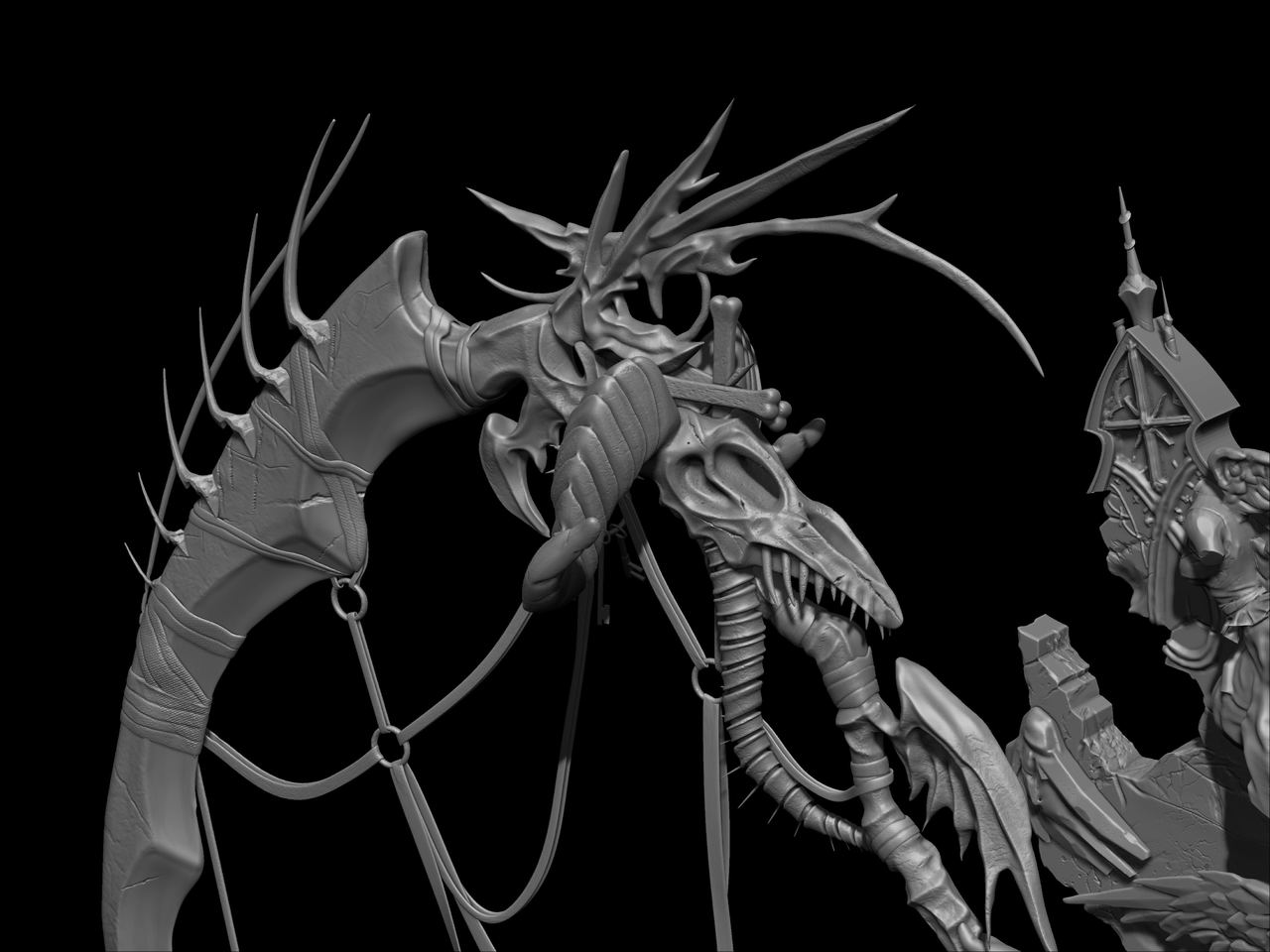 DNF地下城与勇士断罪者诱魔人模型 - 角色/人物/生物 - 作品模型 - CG模型网