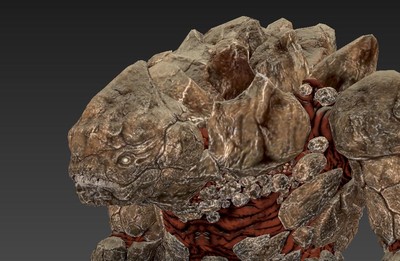 石头傀儡石头怪怪物游戏boss