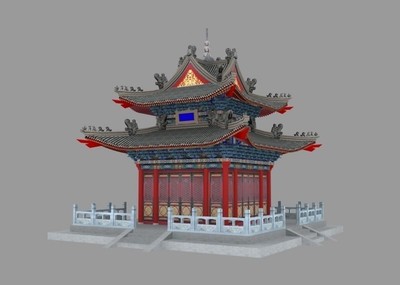 古建筑集合模型-古代场景模型库-3ds Max(.max)模型下载-cg模型网