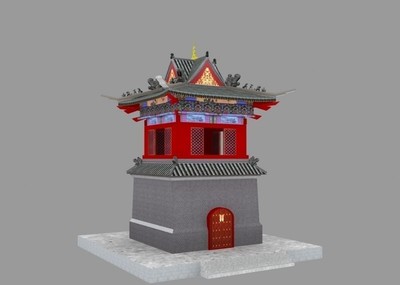 古建筑集合模型-古代场景模型库-3ds Max(.max)模型下载-cg模型网