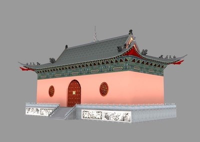 古建筑集合模型-古代场景模型库-3ds Max(.max)模型下载-cg模型网