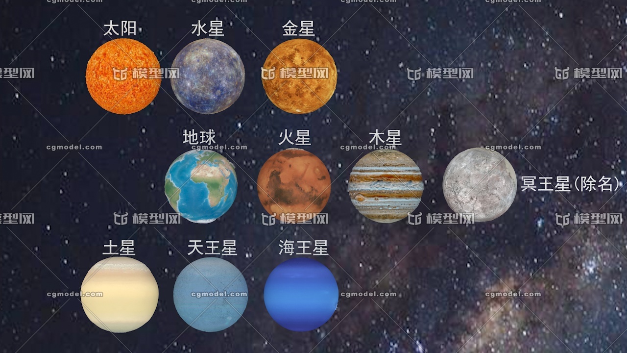 九大行星模型制作方法图片