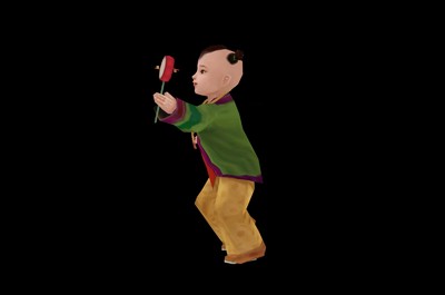 小孩,孩子,男孩,女孩,古代人物,清朝人物,跑步,奔跑的小孩,玩具,玩