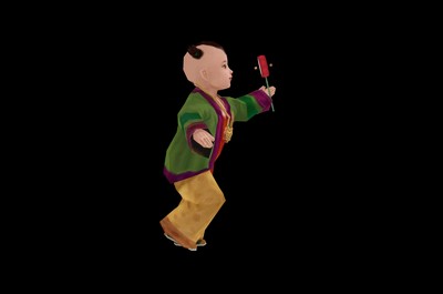 小孩,孩子,男孩,女孩,古代人物,清朝人物,跑步,奔跑的小孩,玩具,玩