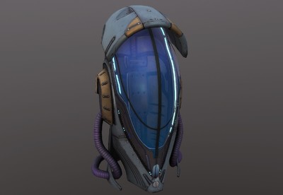 超精致 外星休眠舱   低温睡眠舱  次时代科幻太空休眠舱   飞船休眠