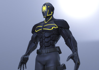 max【次世代】机器忍者,简模机器人,ai,人工智能,哑光铠甲,高科技机器