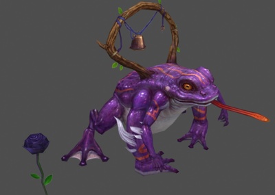 蛤蟆怪紫色蛤蟆癞蛤蟆蟾蜍田鸡毒蟾蜍