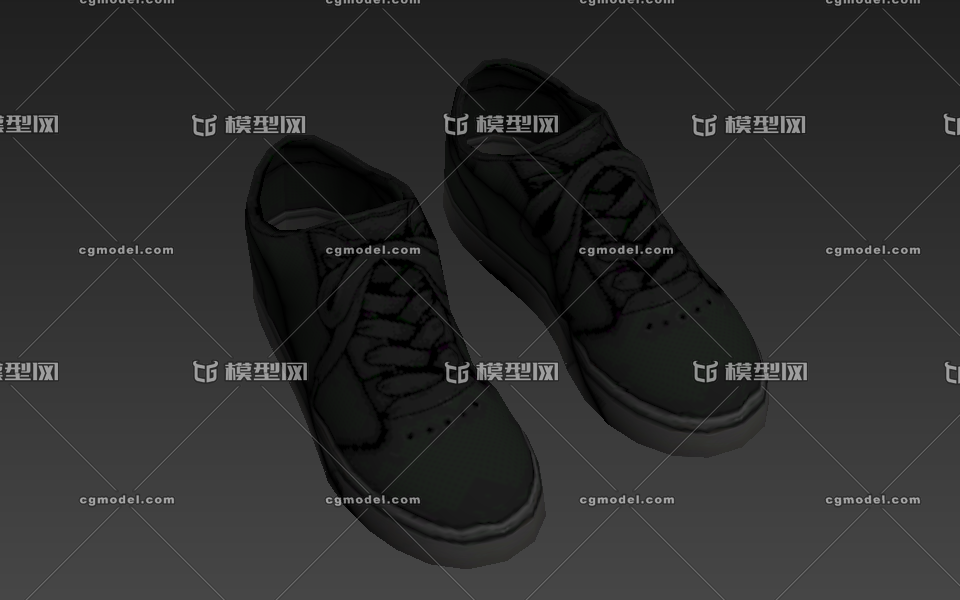 一双鞋子模型_3070173作品_人物其他_cg模型网