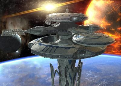 精细的科幻之3—圆头飞碟,外星人飞机,未来飞行器,太空舰艇宇宙飞船