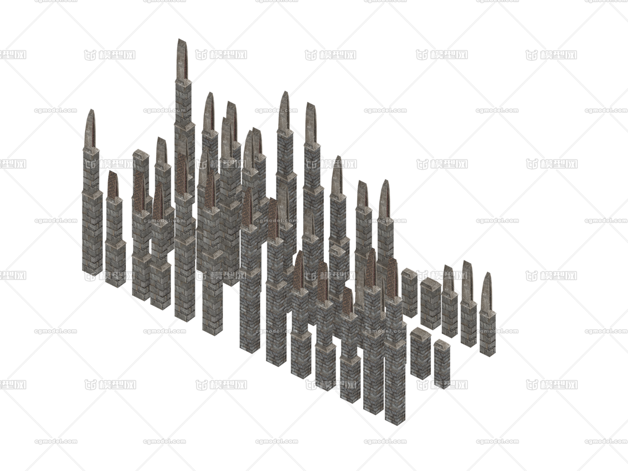 石塔柱柱子石柱子墙体拼接石墙城墙围墙拼接素材 高墙砖墙石砖墙次时代墙带法线 Cg模型网 Cgmodel 三维设计师交流互动平台 专注多品类3d模型下载 原创作品分享 软件学习