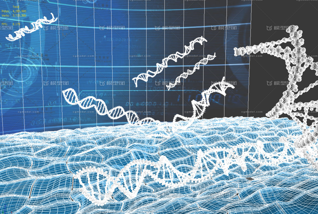 dna 生物鏈 科幻 未來 科技感 海水 大海 珍珠 片頭 動畫 場景