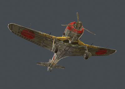 二战日本 ki44 钟馗 战斗机 二式战斗机 三套贴图