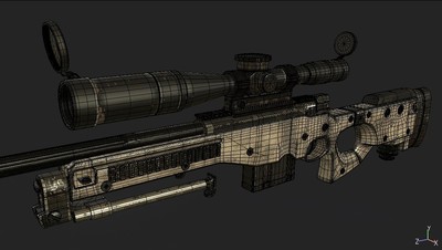 次世代AWM（4K贴图）模型-枪械模型模型库-FBX(.fbx)模型下载-cg模型网