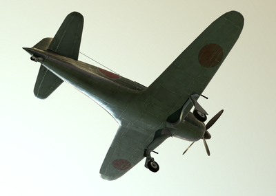 二战名机 日本海军 j2m 雷电 战斗机 两种涂装