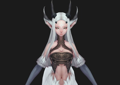 女性半人马高等精灵王