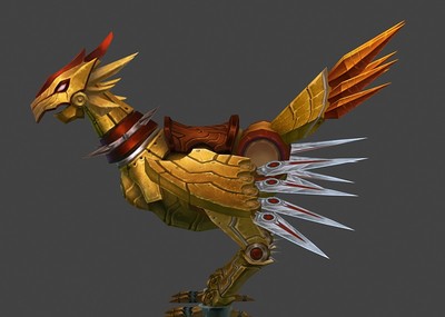 机械陆行鸟坐骑傀儡坐骑机械鸟