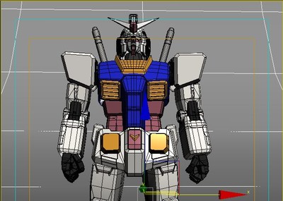 高达rx-78 gundam  rx-78  rx78 高达元祖机 带骨骼绑定