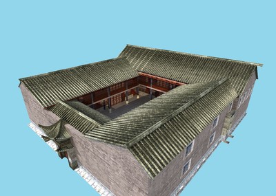 云南古建,古建筑,一颗印