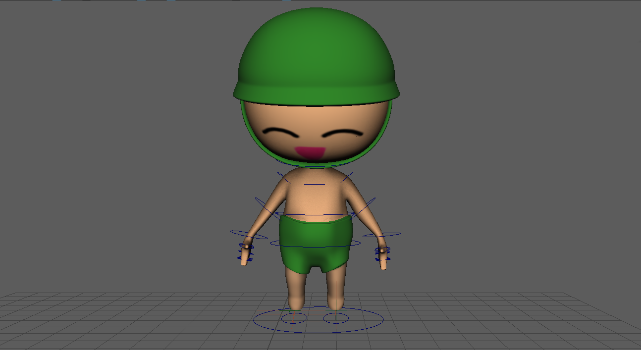 可爱的小兵_小六子aa作品_人物孩子-男_cg模型网