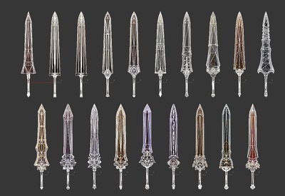 超赞的双手大剑_miss216love作品_武器冷兵器_cg模型网