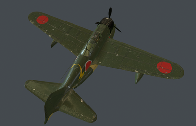 二战名机 零式战机 水上版 a6m2-n 零战 水仙 战斗机 二式水上战斗机