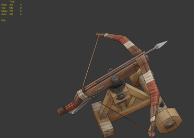 古代战车工程车弩车战车