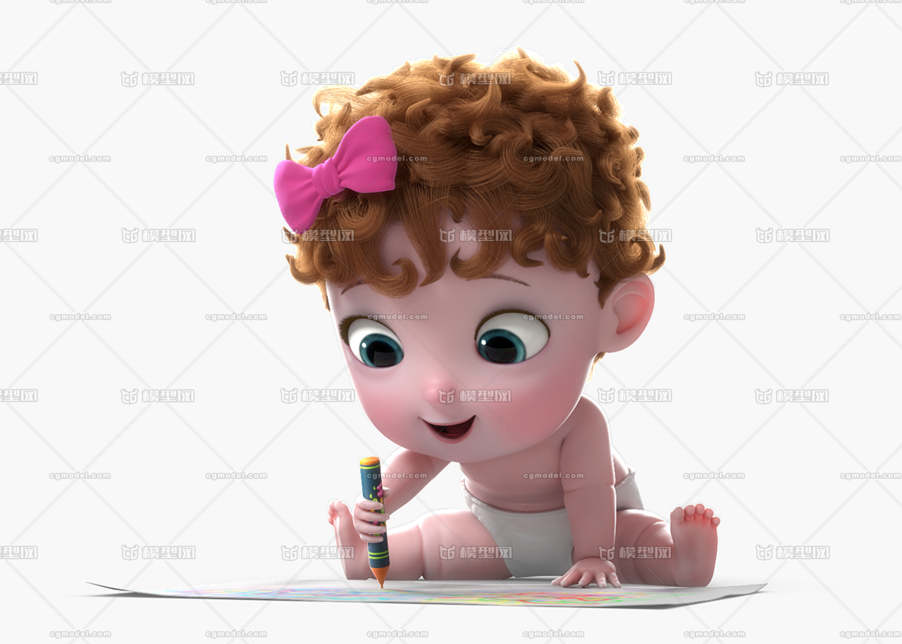 卡通婴儿双胞胎【带绑定】