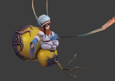 仙童炼丹童子童葫芦童子男童儿童学徒