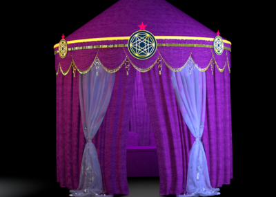 占卜 占卜屋 屋子 绸布 绸布屋