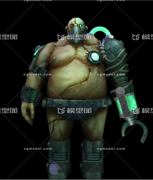 生化胖子,僵尸,变种人,异性怪物_jaycici作品_人物异形怪物_cg模型网