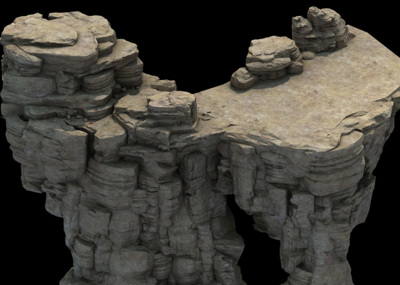 高精致山岩,岩石!_qq123qq作品_场景自然场景_cg模型网