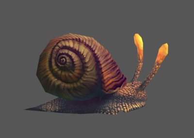 漂亮的蜗牛怪蜗牛宠物宝宝_打雷啦下雨啦作品_动物其他_cg模型网