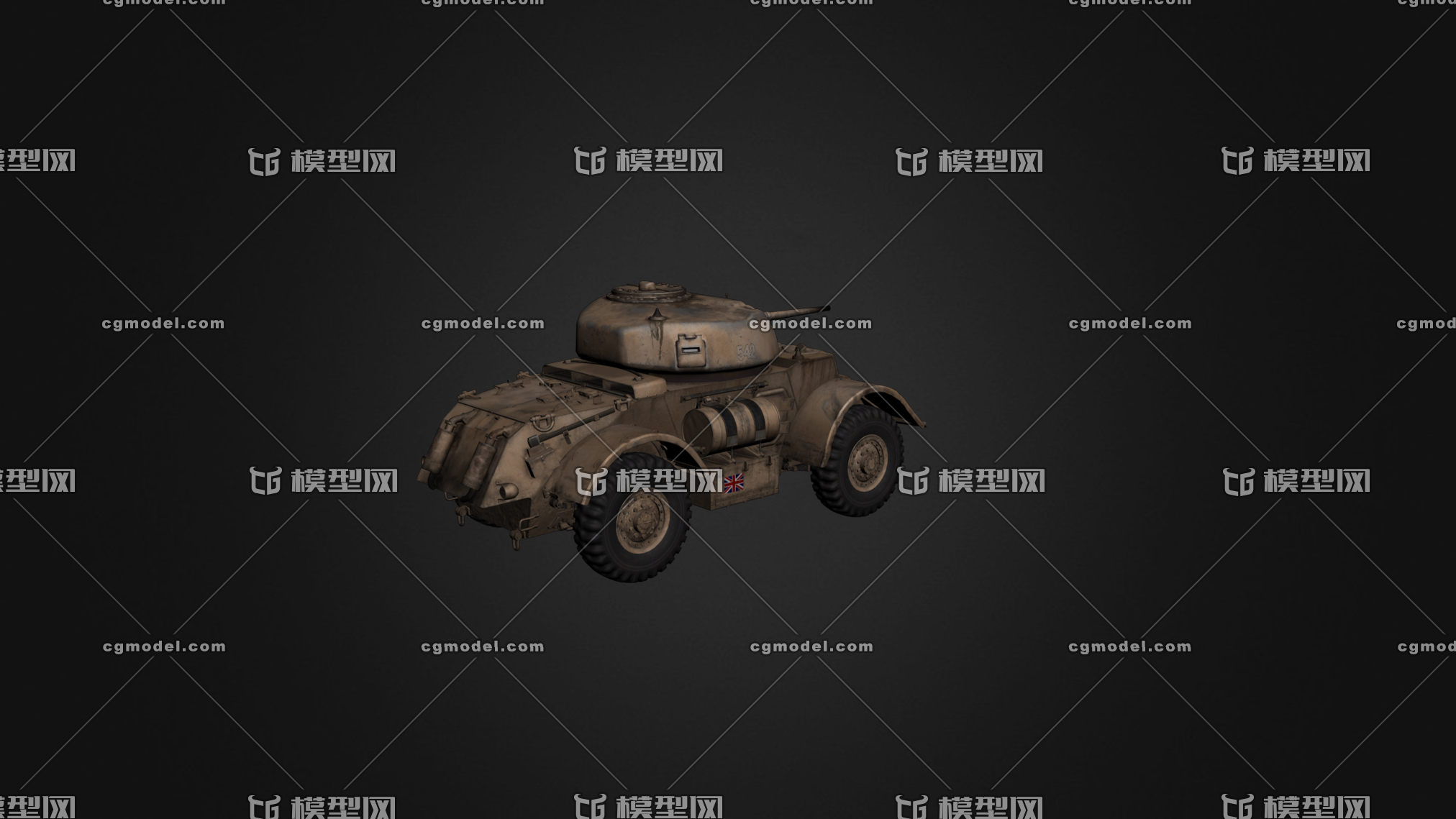 二战英军猎鹿犬装甲车