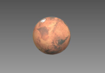 超写实火星模型_逼真火星模型_8k贴图_带法线贴图_探索宇宙奥秘