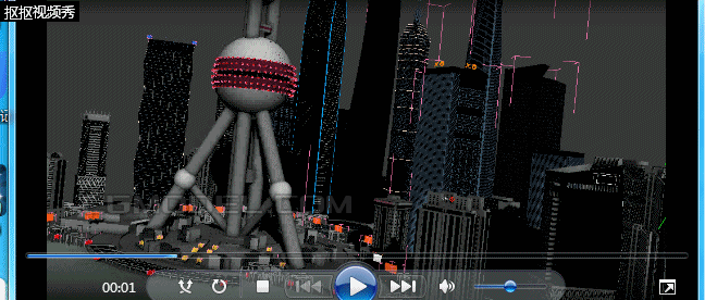 上海标志性建筑 陆家嘴 上海滩 东方明珠 上海夜景鸟瞰 上海浦东 绚丽