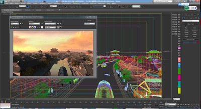 古代场景 中国长安模型-古代场景模型库-3ds Max(.max)模型下载-cg模型网