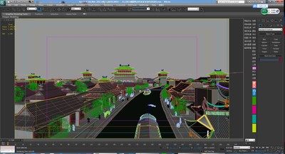 古代场景 中国长安模型-古代场景模型库-3ds Max(.max)模型下载-cg模型网