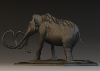 猛犸象雕塑 史前动物 动物雕塑  长毛象雕塑  雕塑摆件 公园雕塑