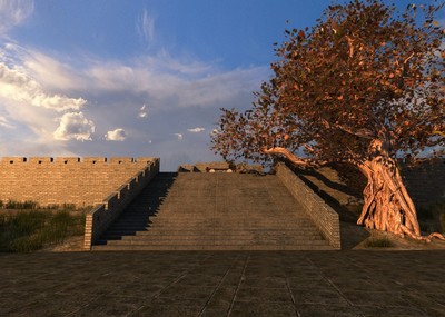 点将台 点兵台模型-古代场景模型库-3ds Max(.max)模型下载-cg模型网