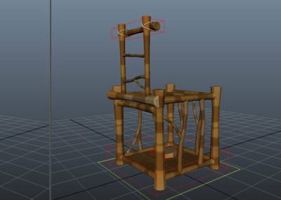 木笼 囚笼模型-其他模型库-Maya(.ma/.mb)模型下载-cg模型网