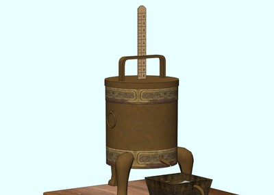 古计时器西汉青铜水钟漏刻漏壶