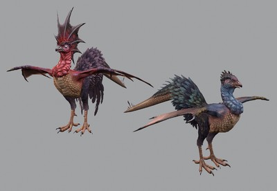 鸡蛇兽 一公一母 次世代异兽 神话动物