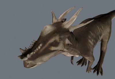 冥河龙 白垩纪晚期恐龙   有骨骼的恐龙  侏罗纪世界   2048贴图