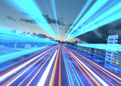 写实光线穿越城市建筑动画科幻场景,未来城市,科幻,光线动画,影视