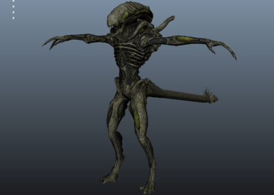 异形 变异怪物 铁血战士 3d模型 高精贴图