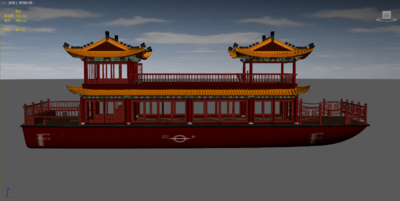 船,中国船,客船,仿古船,游览船,画舫船