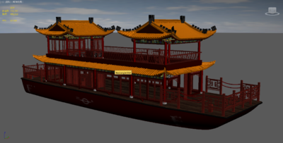 船,中国船,客船,仿古船,游览船,画舫船