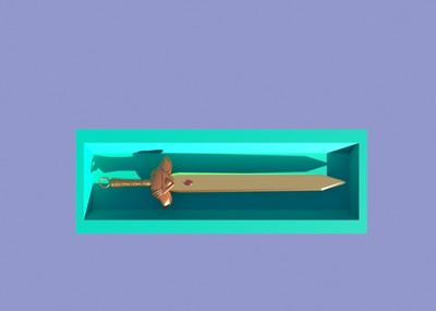 风云之——火麟剑_nyfmodeler作品_武器冷兵器_cg模型网